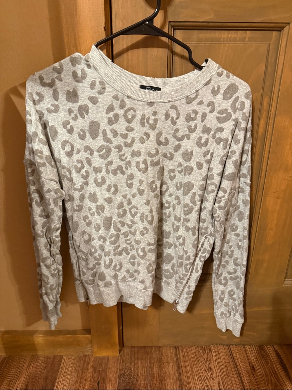 Rails Leopard Print Long Sleeve Top